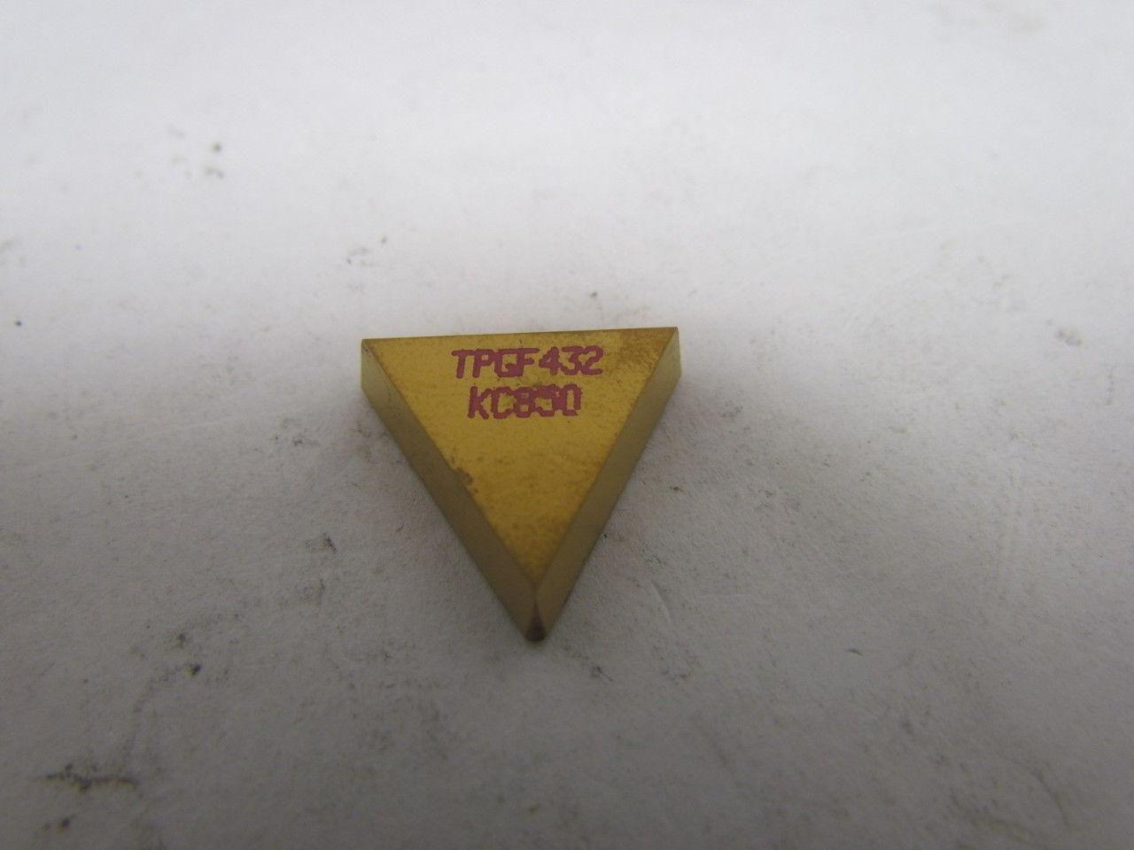 Kennametal TPGF432 KC850 TPGR 22 04 08K Carbide Insert Grade KC850 Box of 9pcs