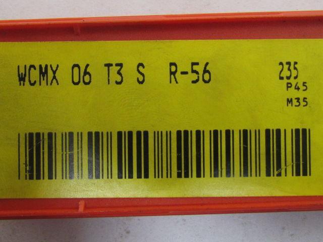 Sandvik WCMX 06 T3 S R-56 235 P45 M35 Carbide Insert Grade 235 Box of 10pcs