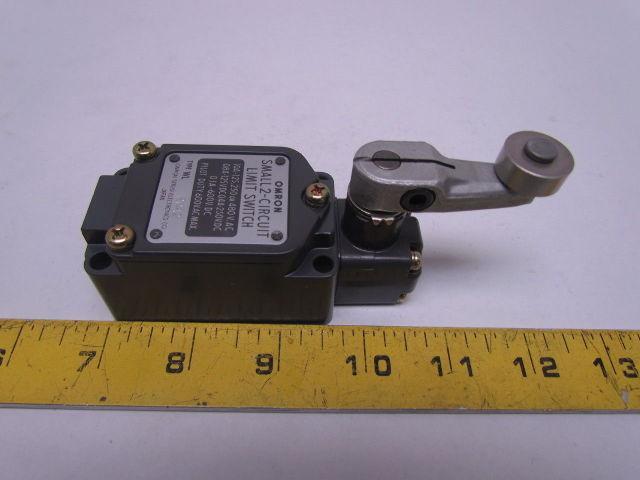 Omron Type WL GCA2 Limit Switch w/Roller Lever Arm 10A 125/250/480VAC 2-Circuit