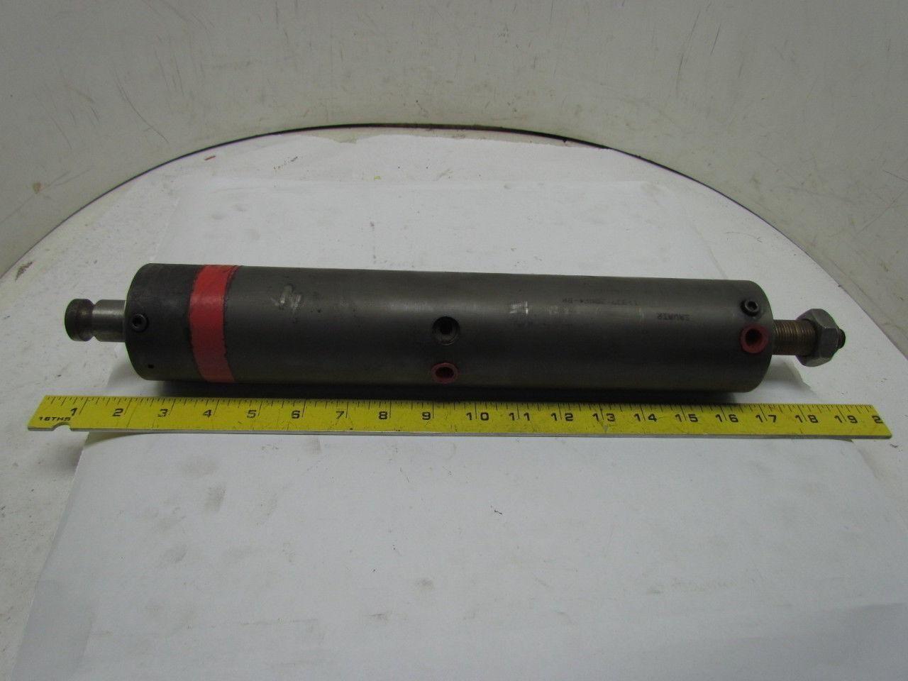 Savair A-YGPLW P1 93720N64RR Pneumatic Air Clamping Cylinder 1/4"Ports 1"Rod End