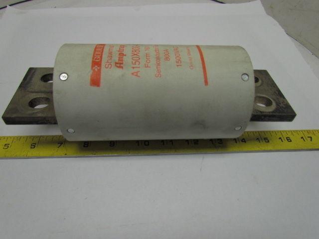 Ferraz Shawmut A150X800-4 Form 101 800 Amp 1500VAC Amp-Trap Semiconductor Fuse