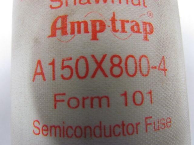 Ferraz Shawmut A150X800-4 Form 101 800 Amp 1500VAC Amp-Trap Semiconductor Fuse