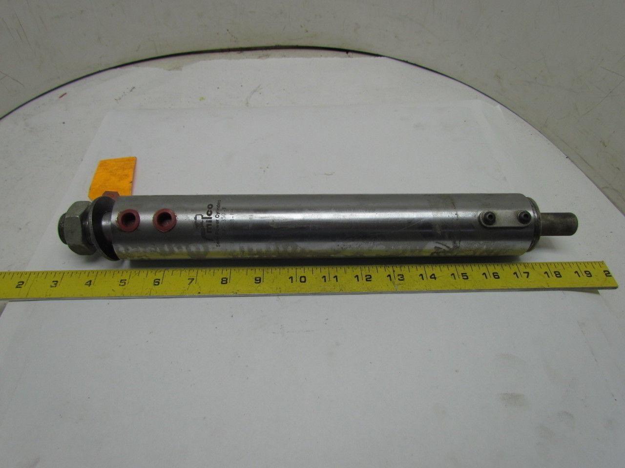 Milco HWG-350-F 3-89 Senn Power Cylinder 1/4" Ports 3/4" Rod End Steel