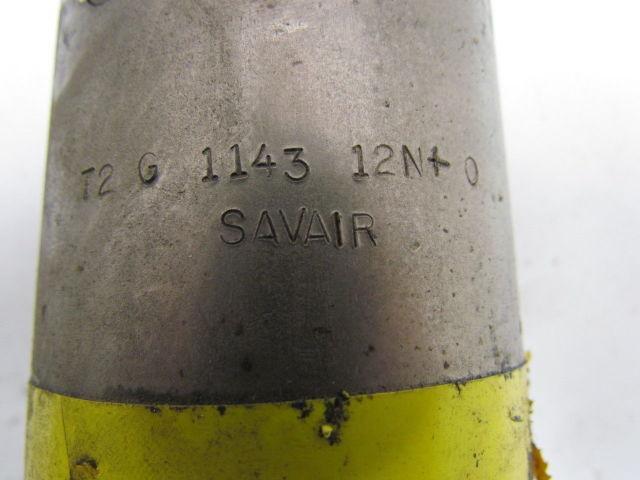 Savair T2 G 1143 12N+0 Pneumatic Air Clamping Cylinder 1/4" Ports Steel