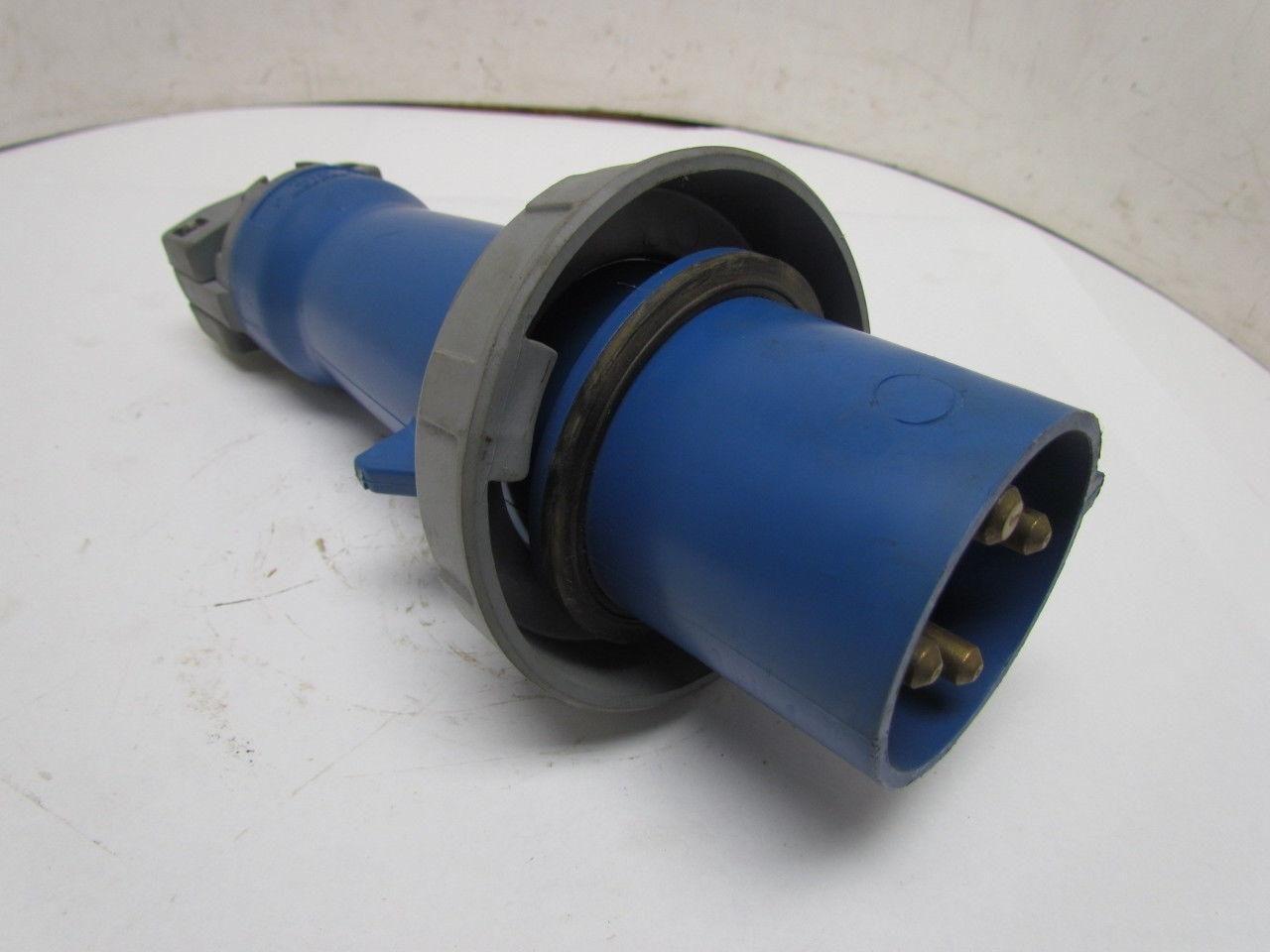 460P9W Water Tight IIC 309 Pin & Sleave Plug 60A 3Ph 250VAC Male 3P 4Wire 8-2AWG