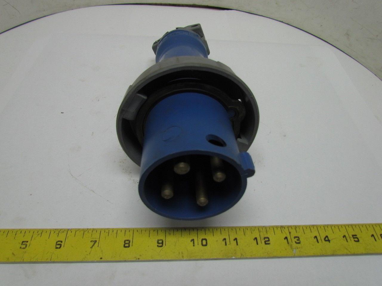 460P9W Water Tight IIC 309 Pin & Sleave Plug 60A 3Ph 250VAC Male 3P 4Wire 8-2AWG