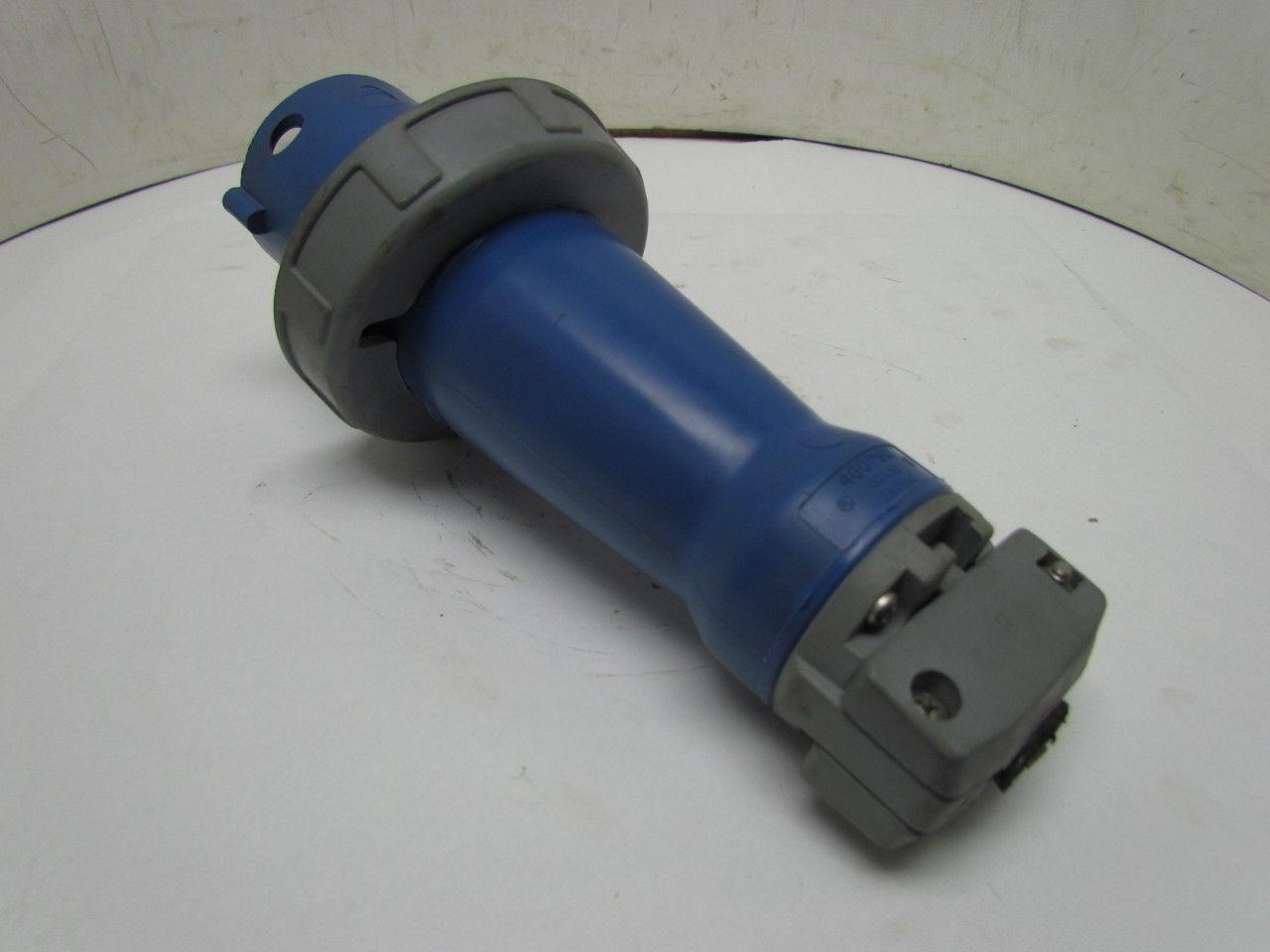 460P9W Water Tight IIC 309 Pin & Sleave Plug 60A 3Ph 250VAC Male 3P 4Wire 8-2AWG