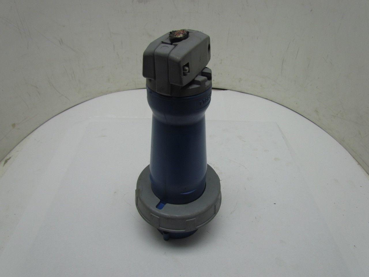 460P9W Water Tight IIC 309 Pin & Sleave Plug 60A 3Ph 250VAC Male 3P 4Wire 8-2AWG