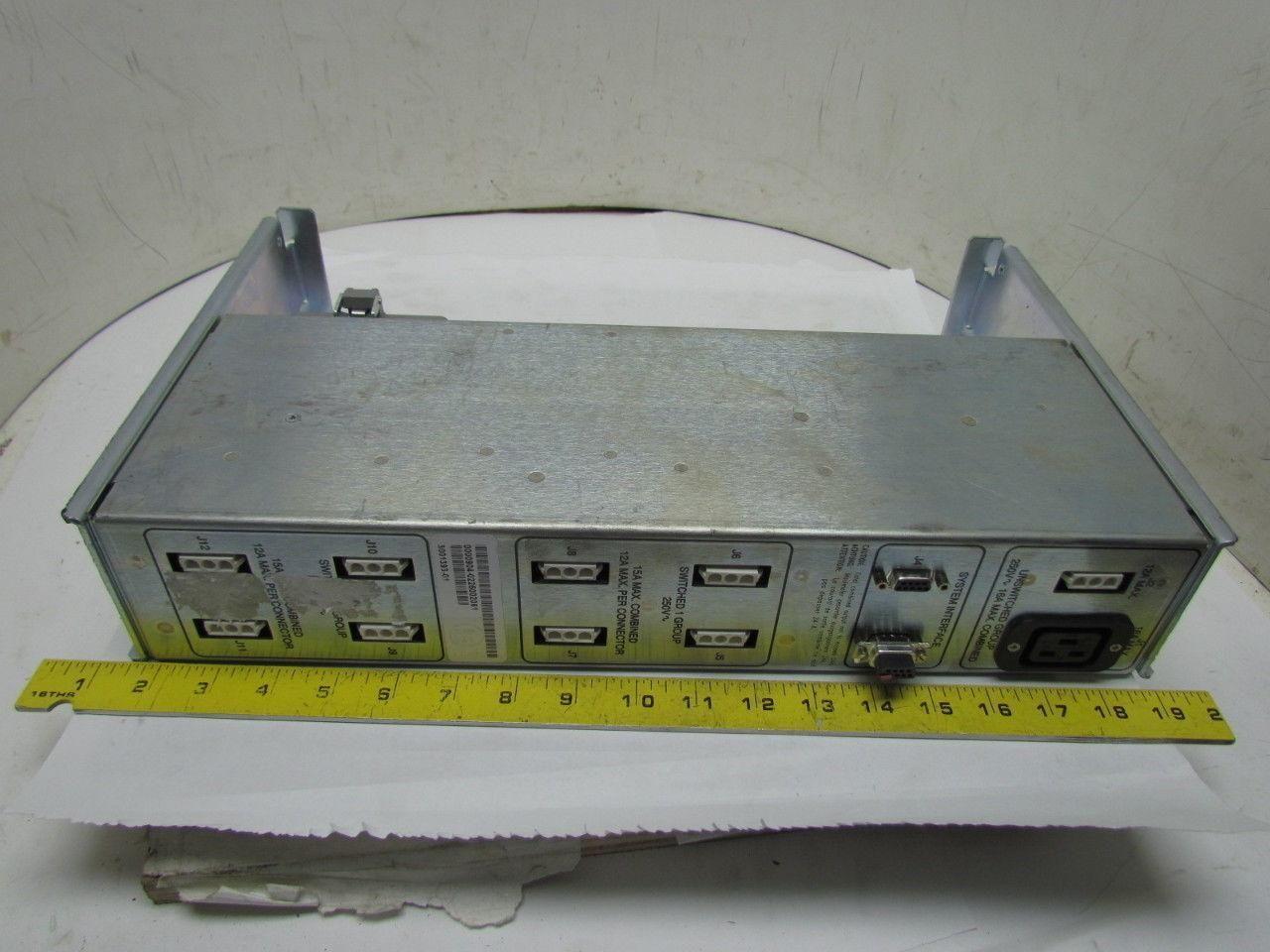 E-M Solutions 3001393-01 Model 10 Power Sequencer 200-240V 47/63Hz 24 Amp