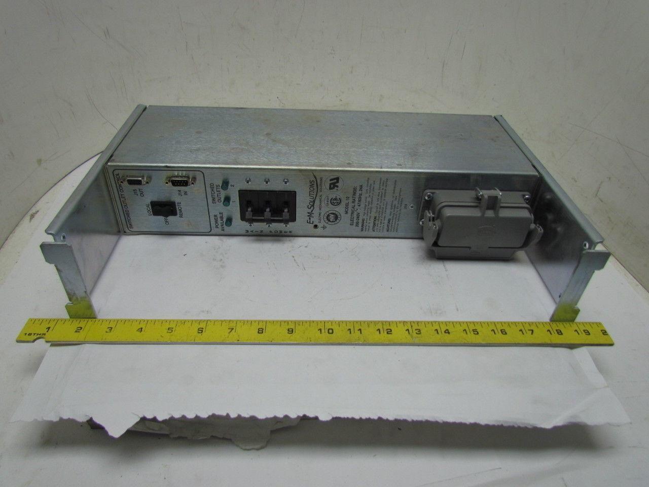 E-M Solutions 3001393-01 Model 10 Power Sequencer 200-240V 47/63Hz 24 Amp