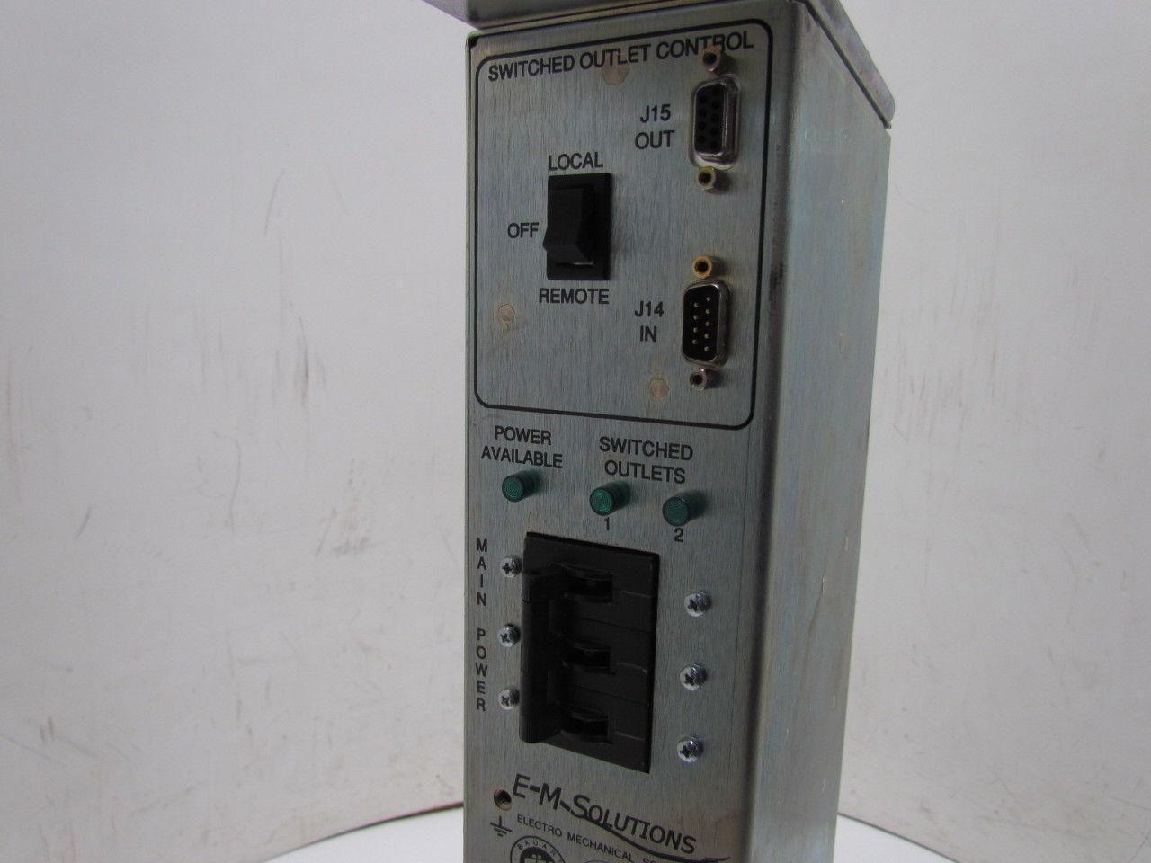 E-M Solutions 3001393-01 Model 10 Power Sequencer 200-240V 47/63Hz 24 Amp
