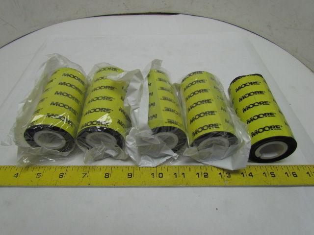Moore 1B97150 Thermal Transfer Ribbon 4-1/8" Wide Lot of 5 rolls