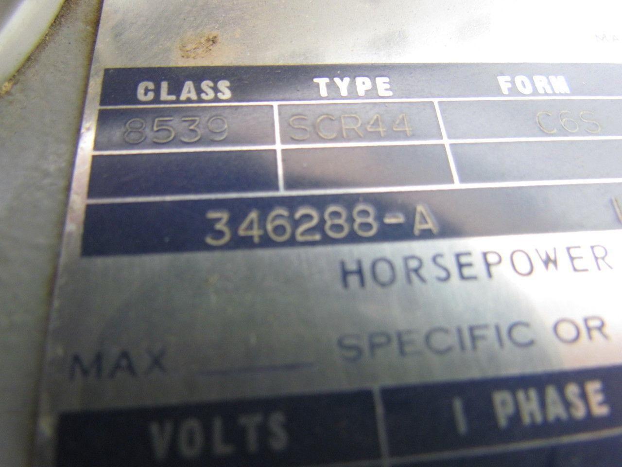Square-D 346288-A LS Spin Top Explosion Proof Starter Type SCR44 200-460V