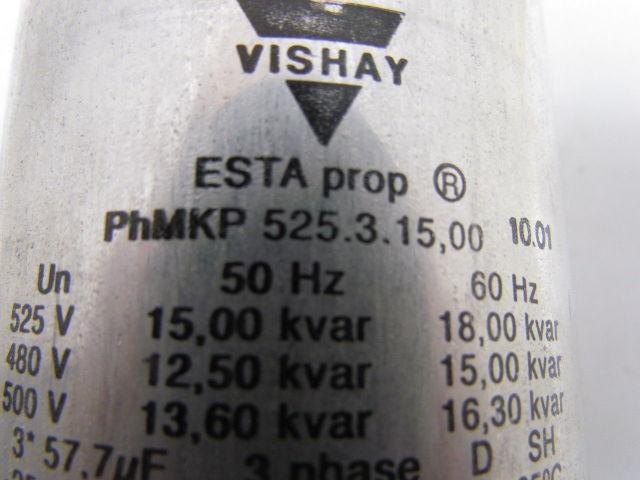 VISHAY PhMKP ESTAProp 525.3.15,00 Low Voltage Capacitor 480V 3Ph 57.7uF
