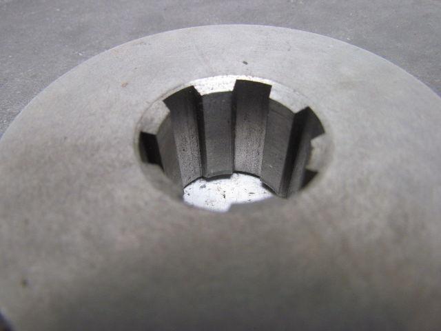 C-3149 Spur Gear 80 Teeth 8 DP 14-1/2° 1"Face Spline Hub 25.5mmx30mmx28.6mm wid