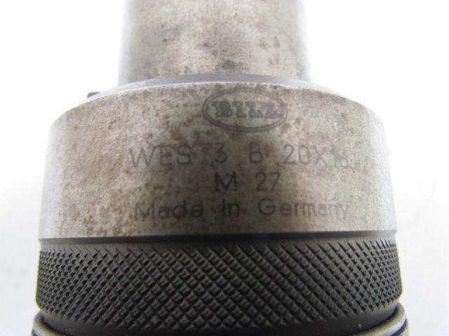 WES 3 B 20x16 M27 Quick Change Torque Control Tapping Adapter Tap Sz M20 13/16"
