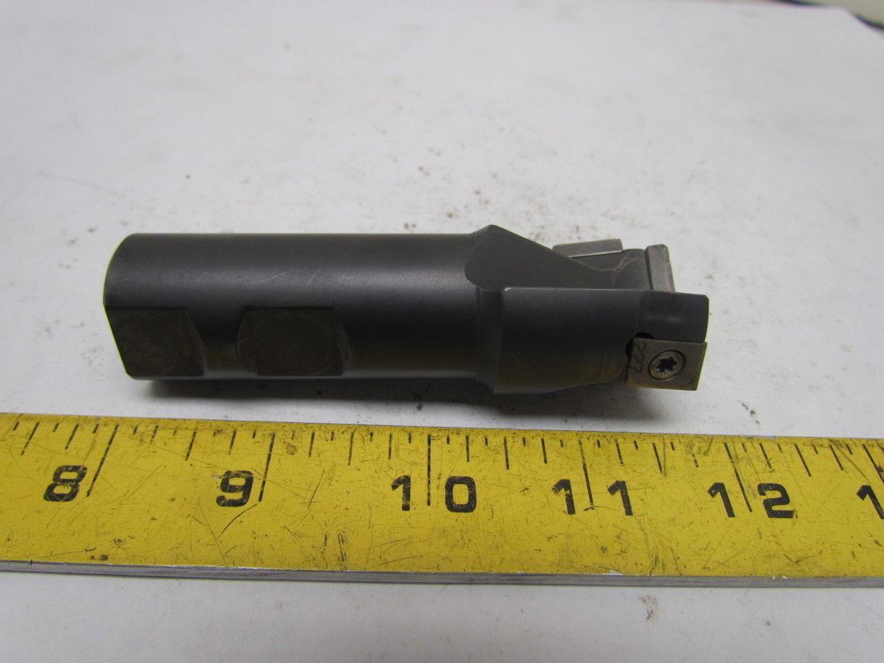 Ingersoll 16S1X1280R01 Max-I-Pex 1.25" End Mill Cutter 3-Insert 1" Shank Dia