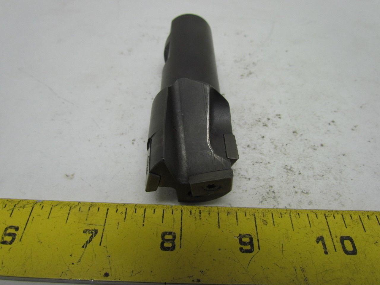 Ingersoll 16S1X1280R01 Max-I-Pex 1.25" End Mill Cutter 3-Insert 1" Shank Dia