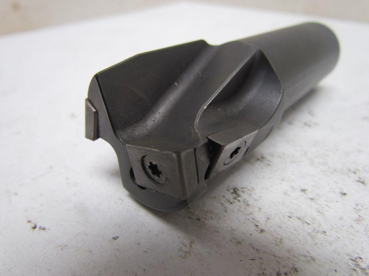 Ingersoll 16S1X1280R01 Max-I-Pex 1.25" End Mill Cutter 3-Insert 1" Shank Dia