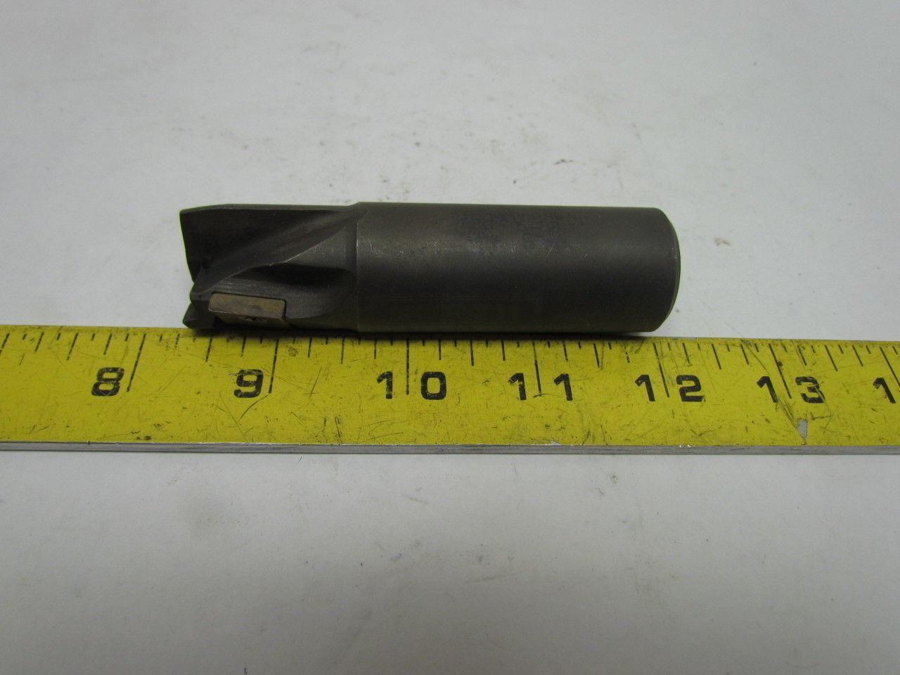 Ingersoll 16S1A1080R01 Indexable End Mill Cutter 1" RH 3-Insert 1" Shank Dia