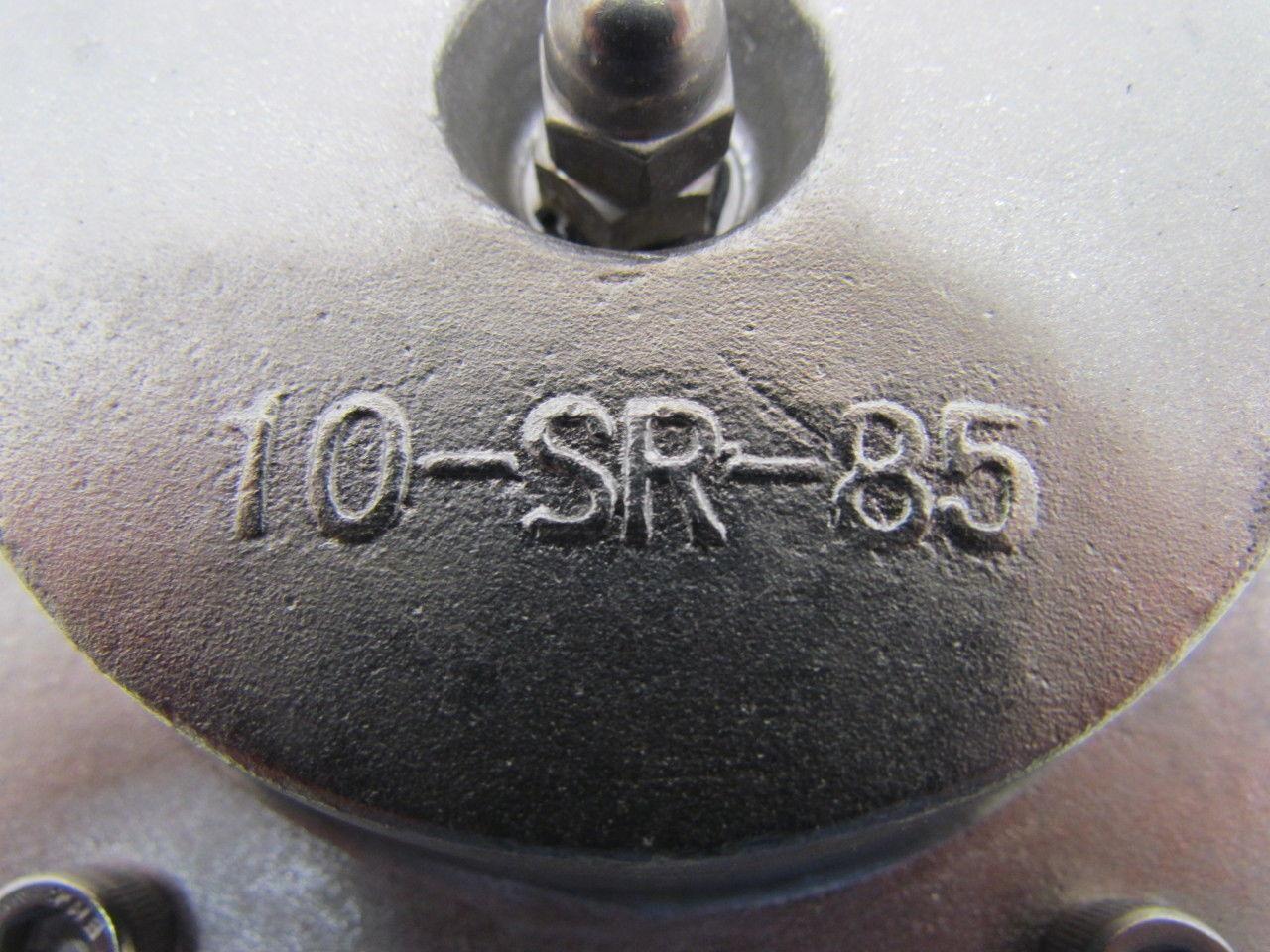 10-SR-85 1000 WOG CF8M Stainless Steel 1-1/2" Tri Clover Ball Valve w/Actuator