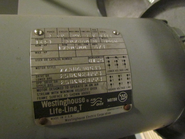 Direct Drive Utility Mancooler 2 HP 230/460V 3Ph Pedistal Mount 17932 CFM