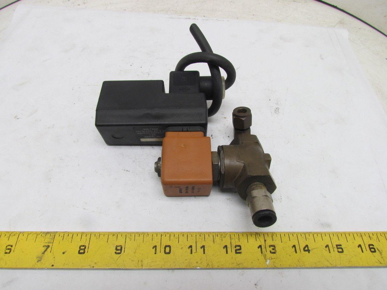 Honeywell 703N22N1C 2Way Timer Valve 7/16"Orifice 220/240VAC 0.5-45 Min 3-300PSI