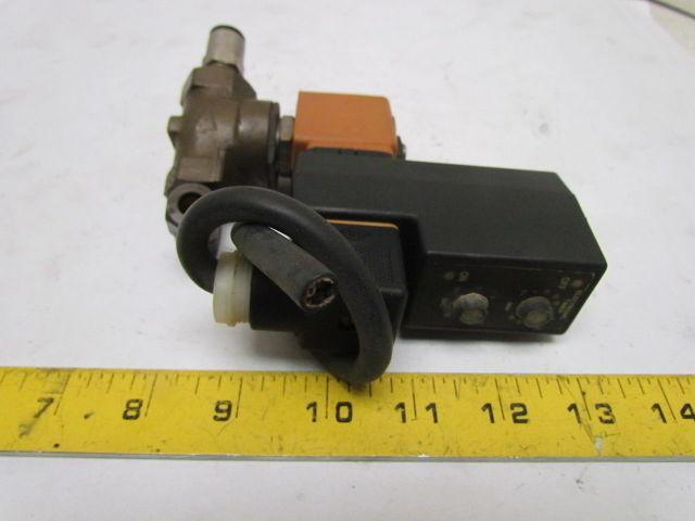 Honeywell 703N22N1C 2Way Timer Valve 7/16"Orifice 220/240VAC 0.5-45 Min 3-300PSI
