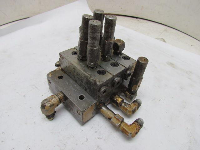 MSP-5T MSP-20T MSP-10T 3-Section Modular Divider Valve Block Assembly 3500 PSI