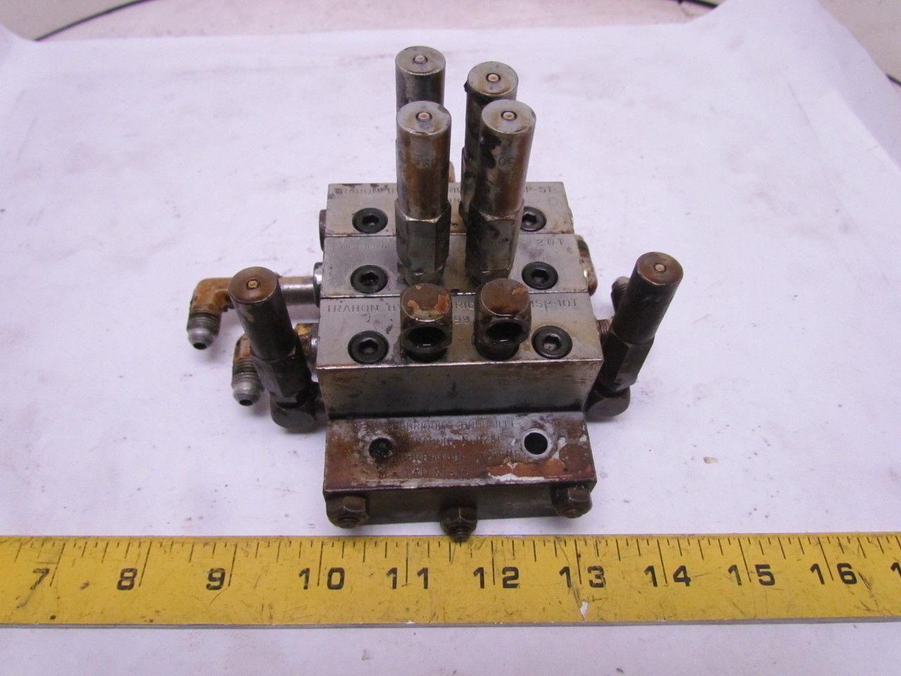 MSP-5T MSP-20T MSP-10T 3-Section Modular Divider Valve Block Assembly 3500 PSI