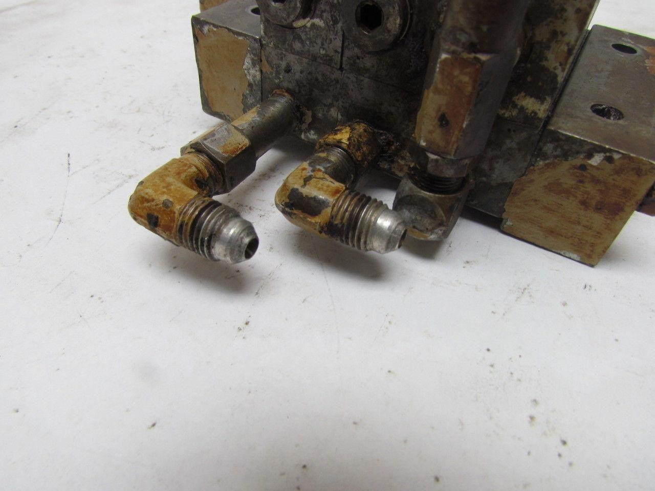 MSP-5T MSP-20T MSP-10T 3-Section Modular Divider Valve Block Assembly 3500 PSI