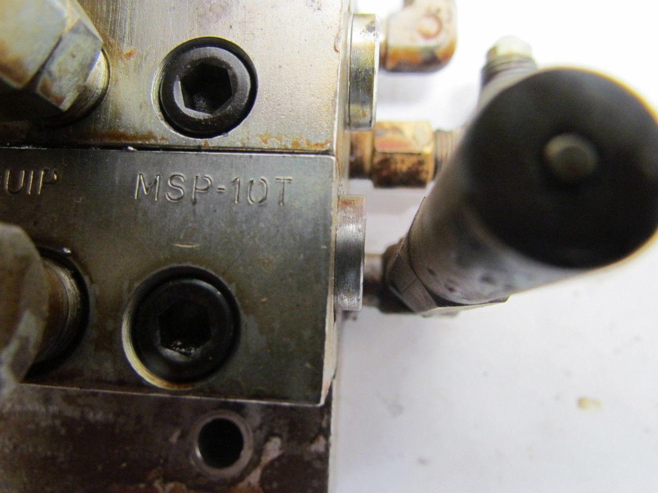 MSP-5T MSP-20T MSP-10T 3-Section Modular Divider Valve Block Assembly 3500 PSI