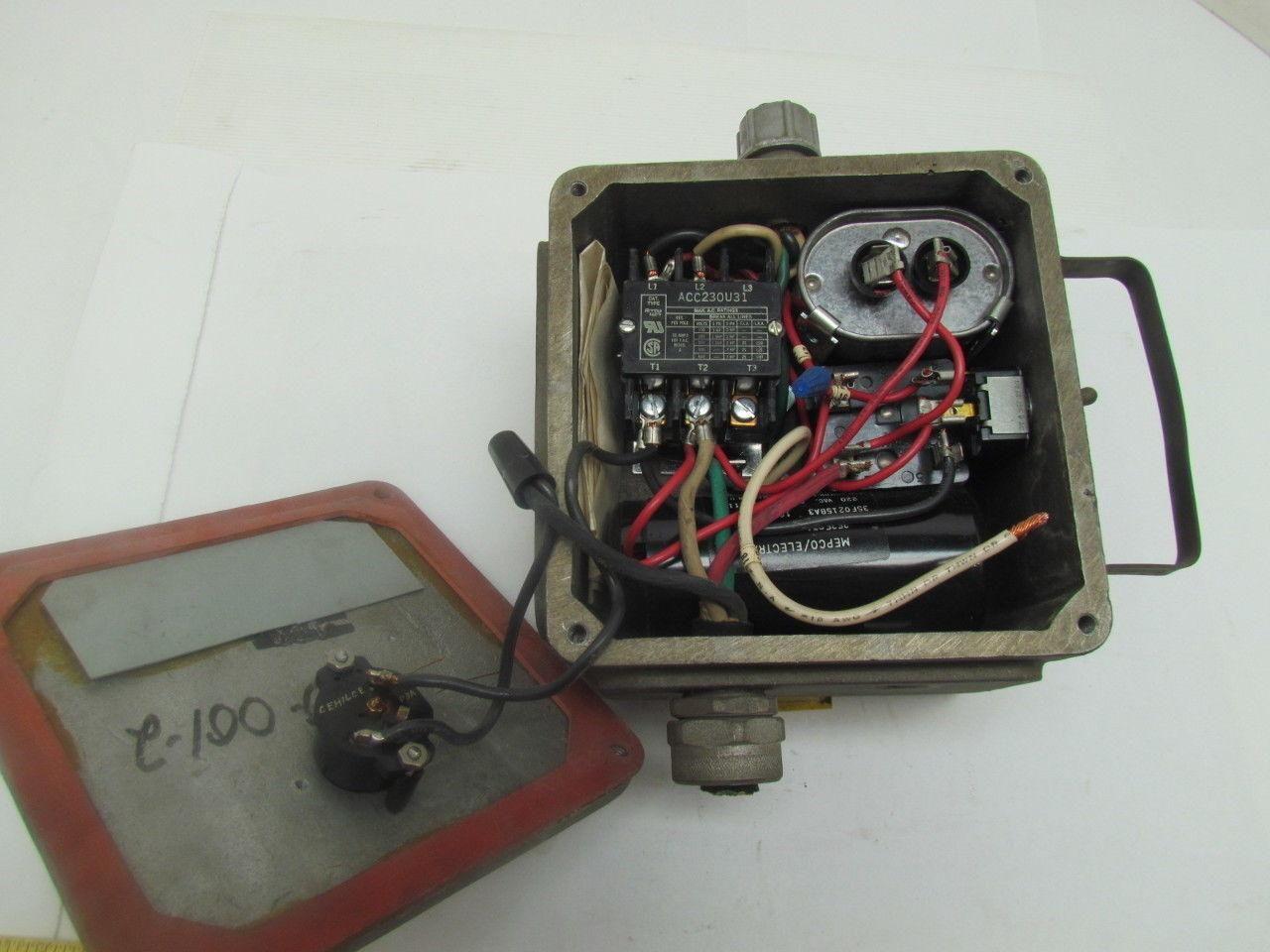 Hydr-O-Matic Pumps 60153-010 Electrical Control Box w/Contactor ACC230U31 7x7x5"