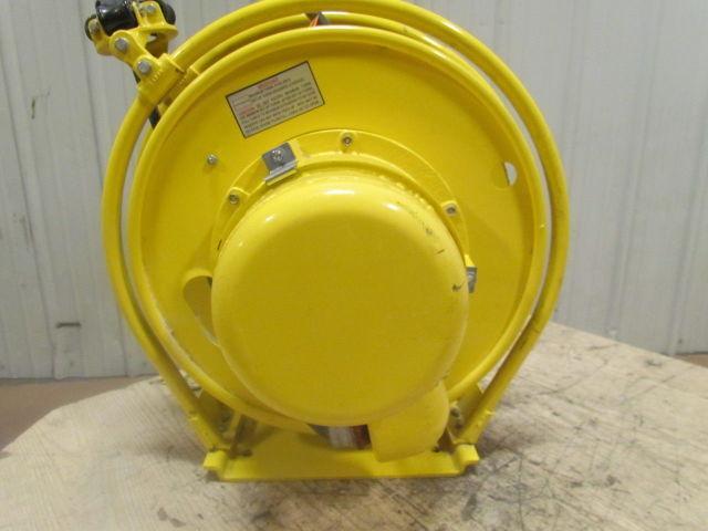 Aero-Motive Retractable Electric 12/3 Cable Reel 30' 110V Cord 20Amp 600V 3-Ring