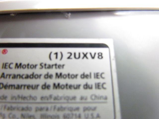 Dayton 2UXV8 IEC Contactor 120V 18A Nema 12 3P Start Stop Push Button Enclosure