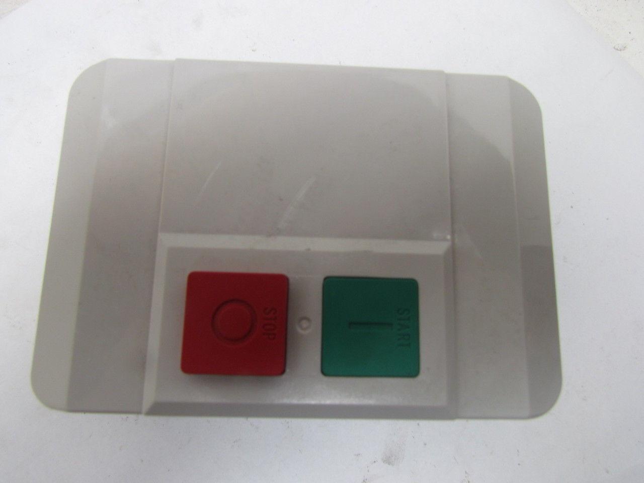 Dayton 2UXV8 IEC Contactor 120V 18A Nema 12 3P Start Stop Push Button Enclosure