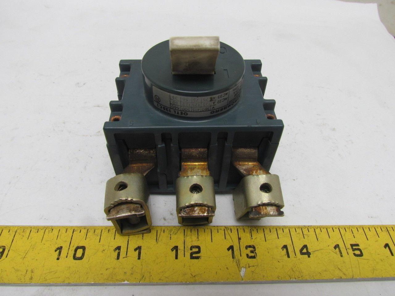 StromBerg DetL-125C1 380-660 Volts AC Switch Disconnect
