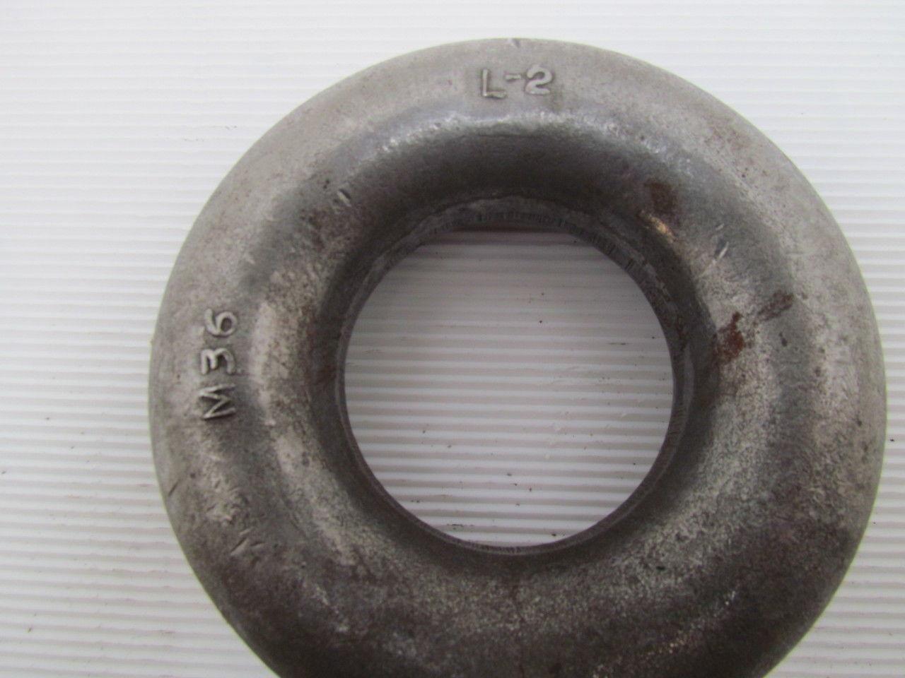 M36 Eyebolt Lifting W/Shoulder Drop Forge Carbon Steel M36X4mm 90mm Shank USA