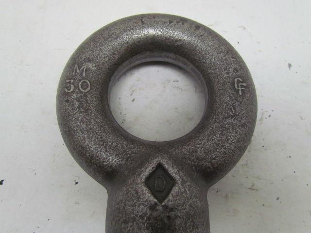 Eye Bolt Lifting w/Shoulder Drop Forge Carbon Steel M30X3.5 77mm Shank