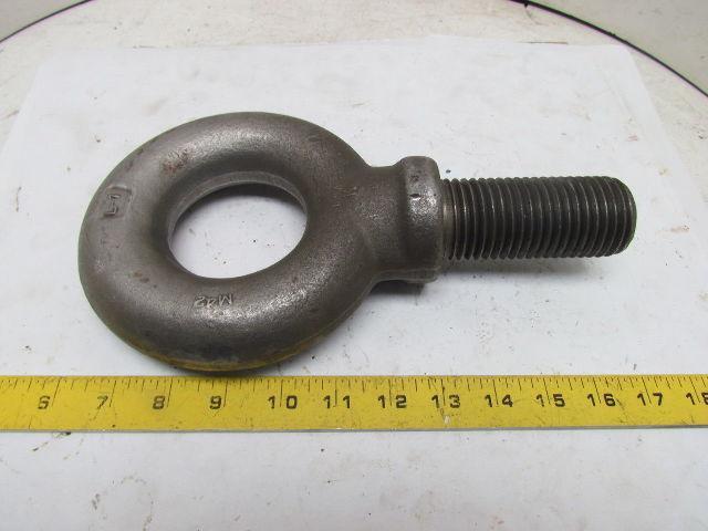 Eye Bolt Lifting W/Shoulder Drop Forge Carbon Steel Plane M42X4.5mm 97mm Shank