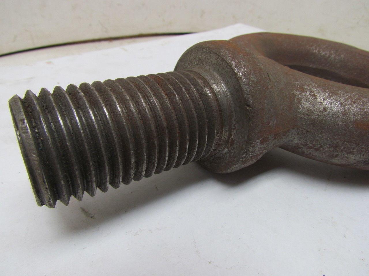 Eye Bolt M42x4.5mm Lifting w/Shoulder Drop Forge Carbon Steel Plain 76mm Shank