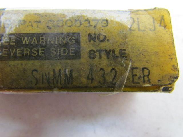Valenite SNMM 432 ER 3800379 Carbide Insert Grade V05 VO-5 Box of 10pcs