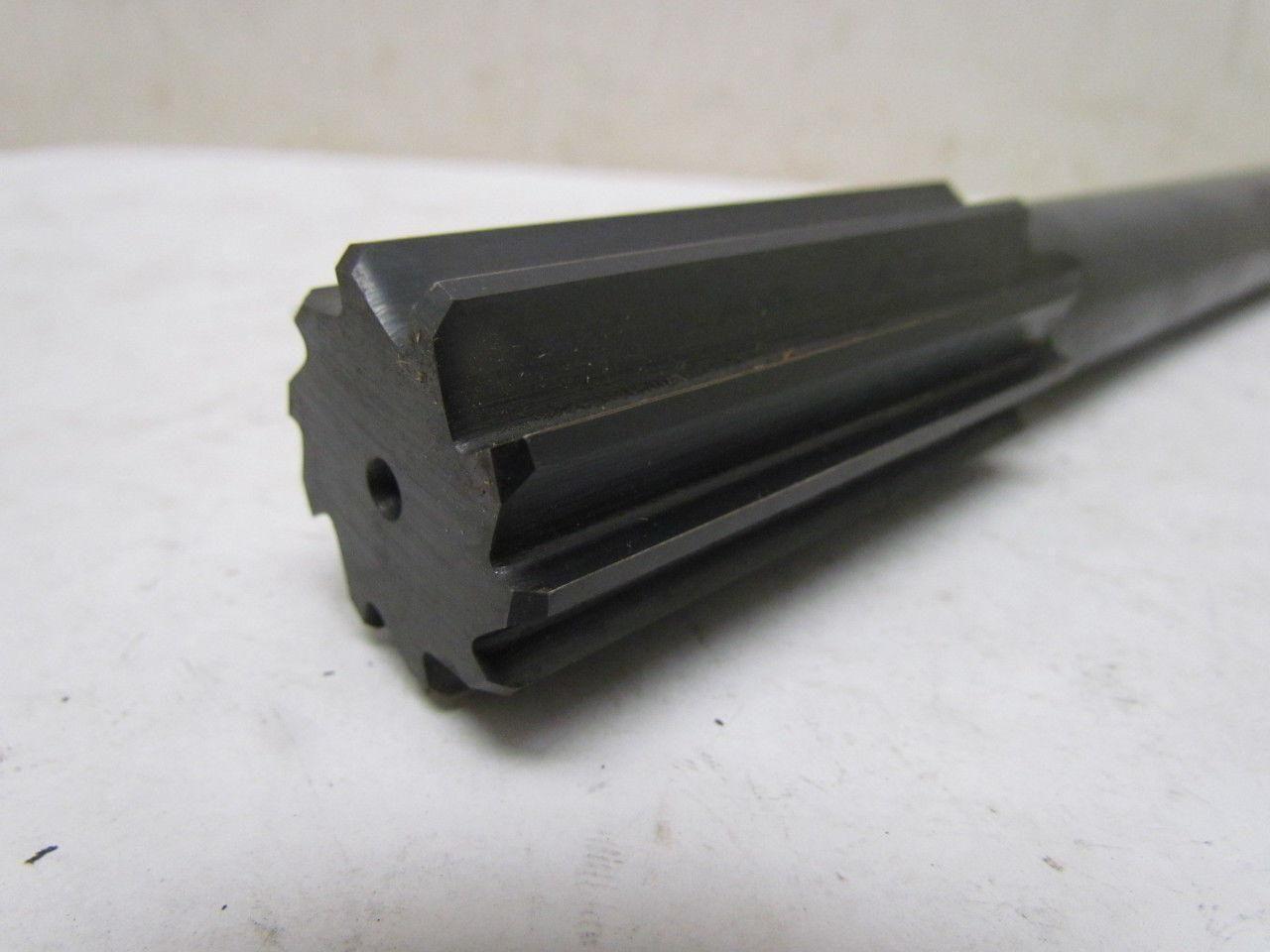 MORSE 1-5/16" Machine Chucking Reamer 10pt Straight Flute 0.744 Reduced Shank