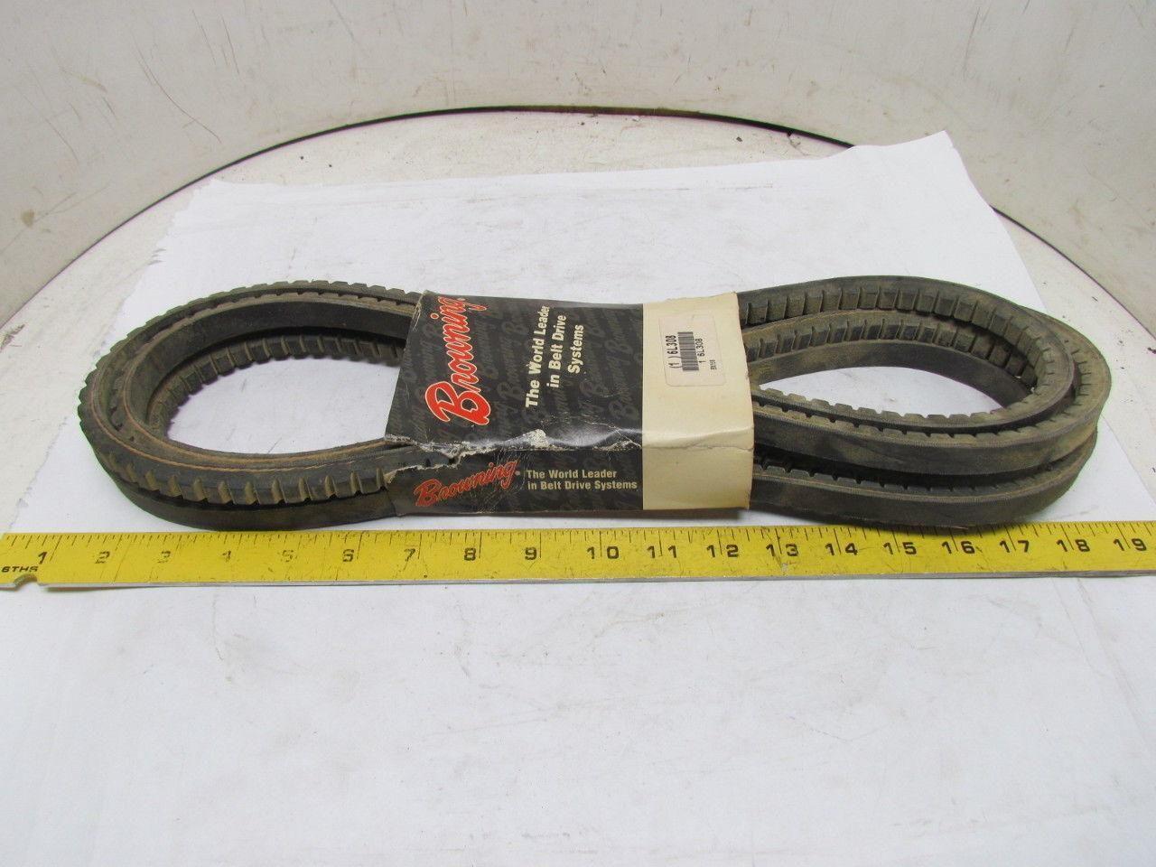 Browning 6L308 BX158 Cogged V-Belt 21/32"wide 13/32" thick 161" outside Length