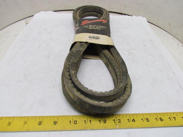 Browning 6L308 BX158 Cogged V-Belt 21/32"wide 13/32" thick 161" outside Length