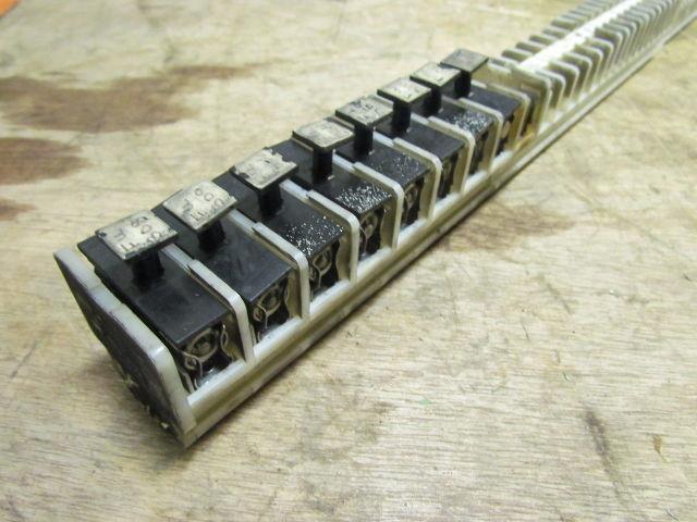 A-B Allen Bradley Terminal Block Strip 7/8x58-1/2" DIN Rail 129 Blocks