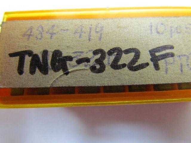 GE Carboloy TNG 322F 484-419 PTC Carbide Insert Grade 350 Box of 20pcs