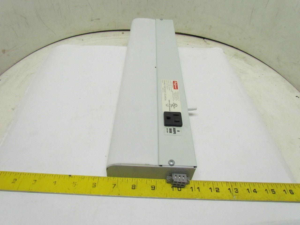Hoffman ALF16D18R 18" 115V Damp Location Fluorescent Light Fixture No Brackets