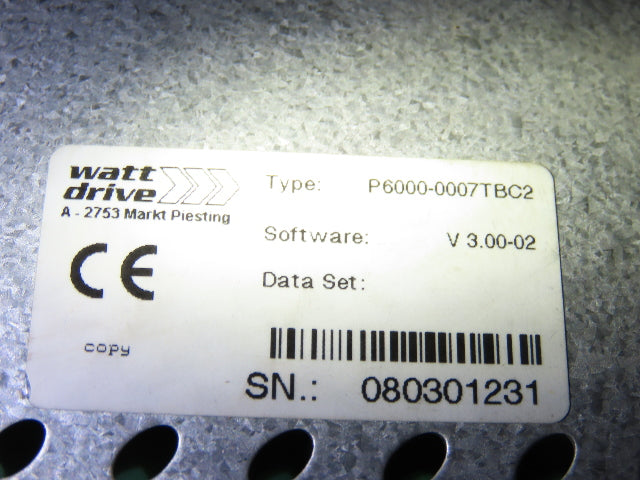 ProfiLine Watt Drive Inverter 400/460V 1.6Kva Input 0-400V 2.2A 3Ph Output .75KW