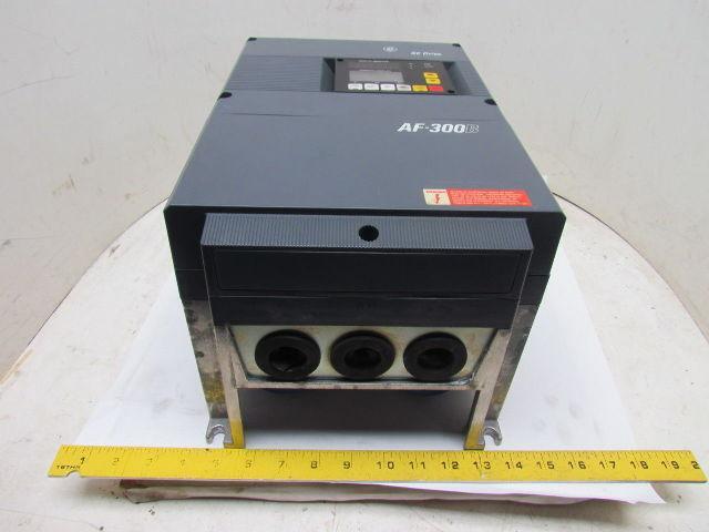 General Electric 6VAF343007B AF-300B 3-Phase AC Drive 7.5Hp 380-460V 13A Output